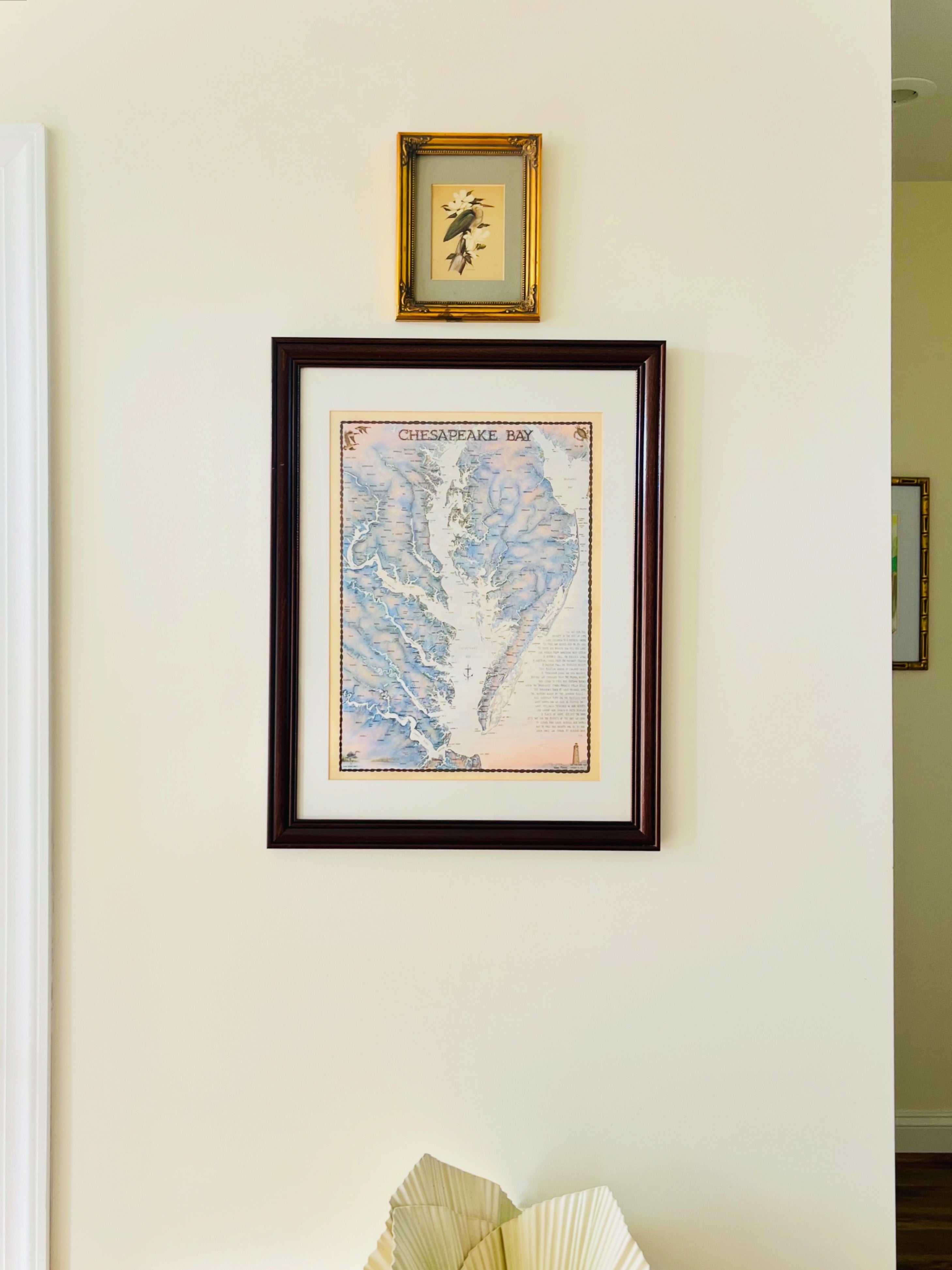Chesapeake Bay framed water color print