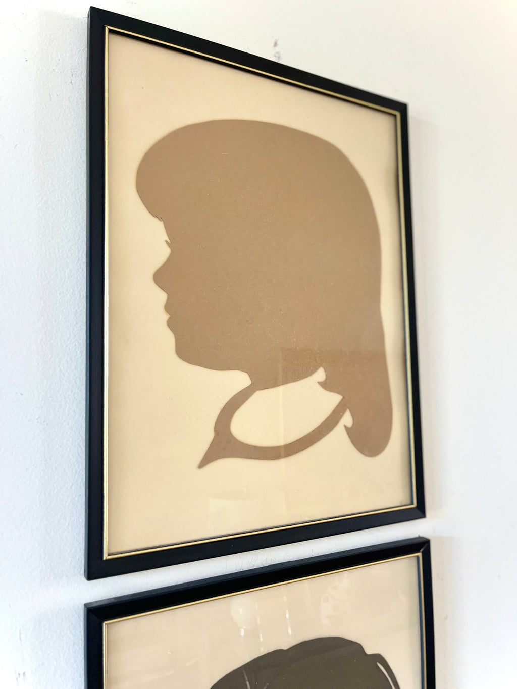 Boy & girl silhouettes