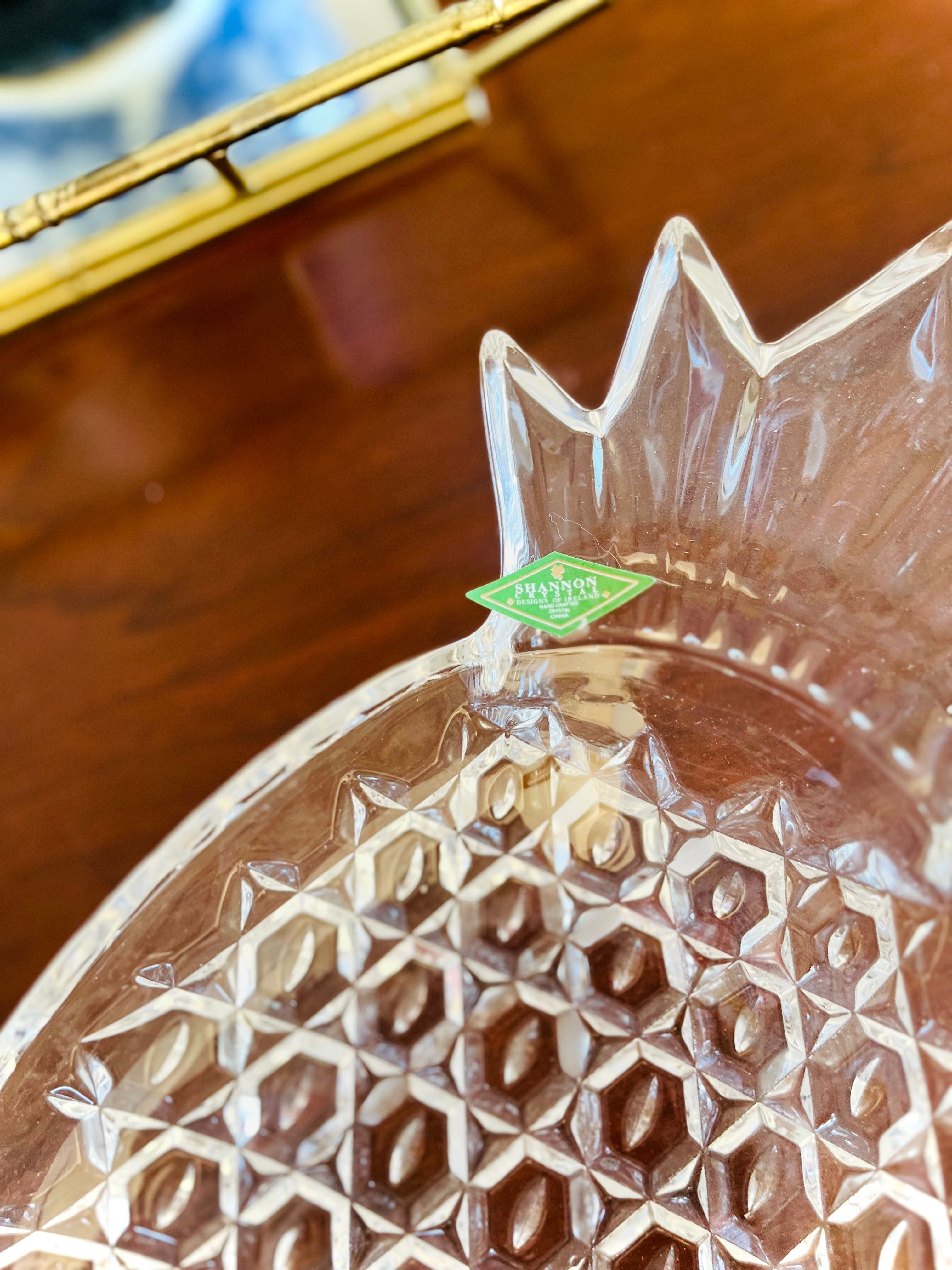 Crystal pineapple bowl