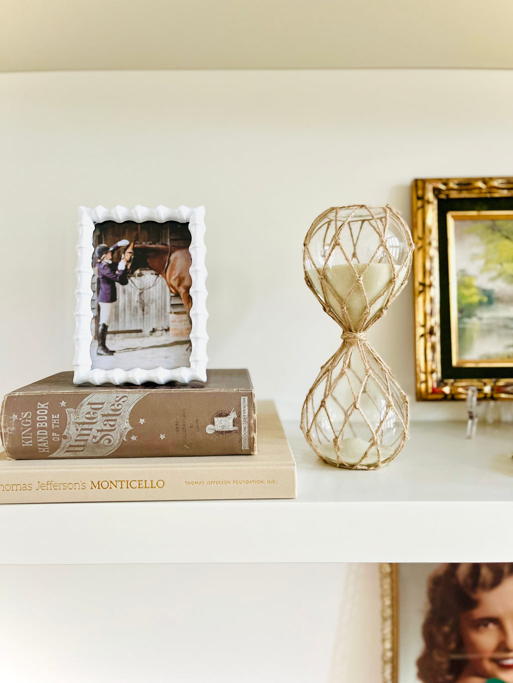 White bamboo frame (4” x 6”)