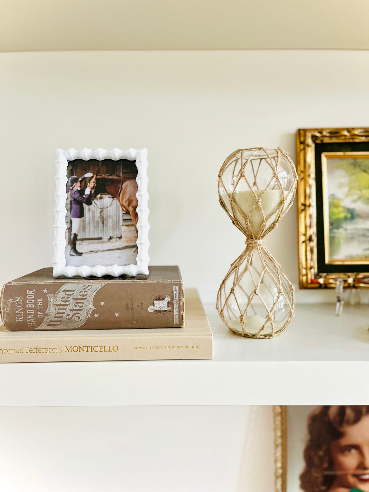 White bamboo frame (4” x 6”)
