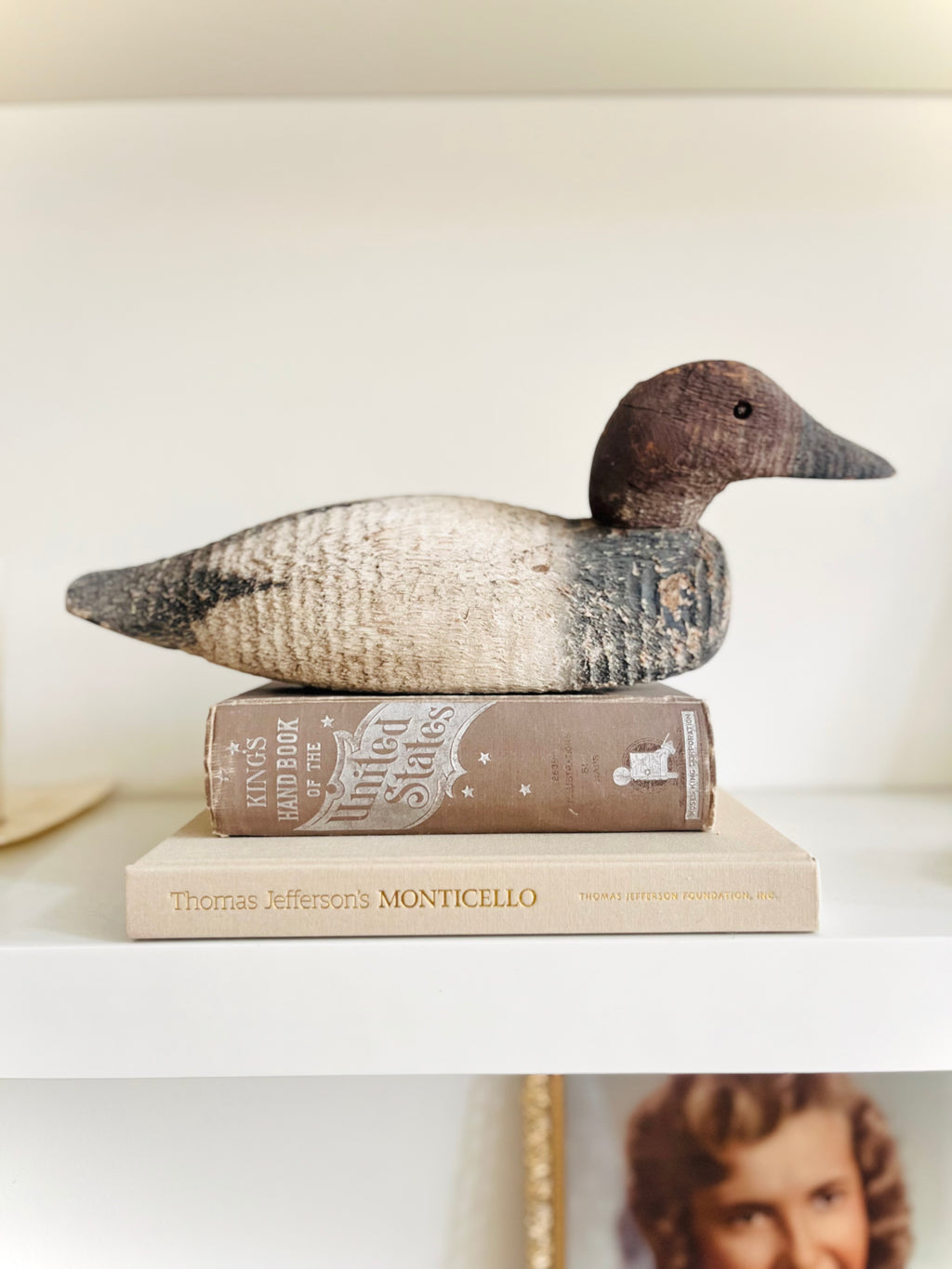 Antique canvasback decoy