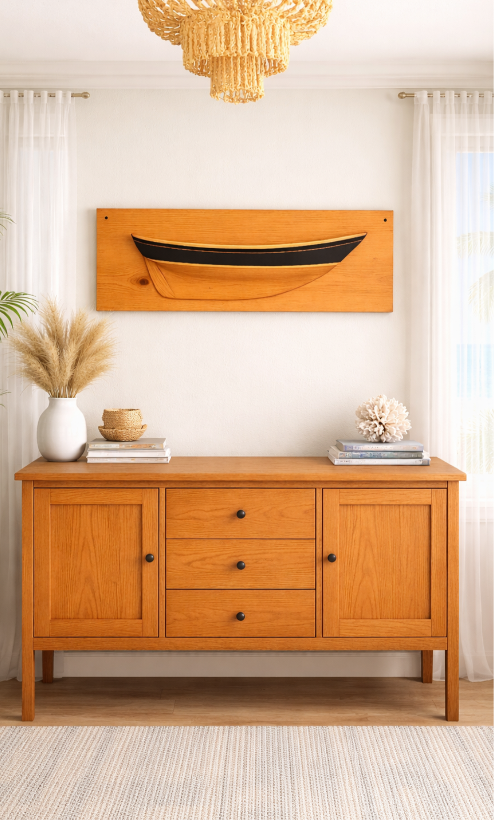 Half hull model boat