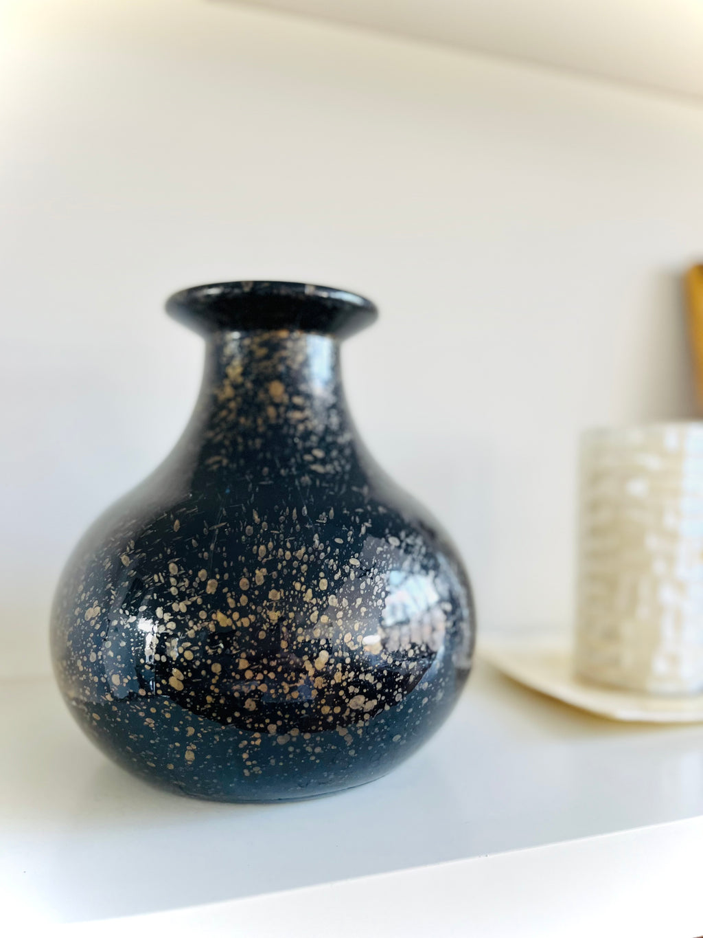 Spanish glass blown vase