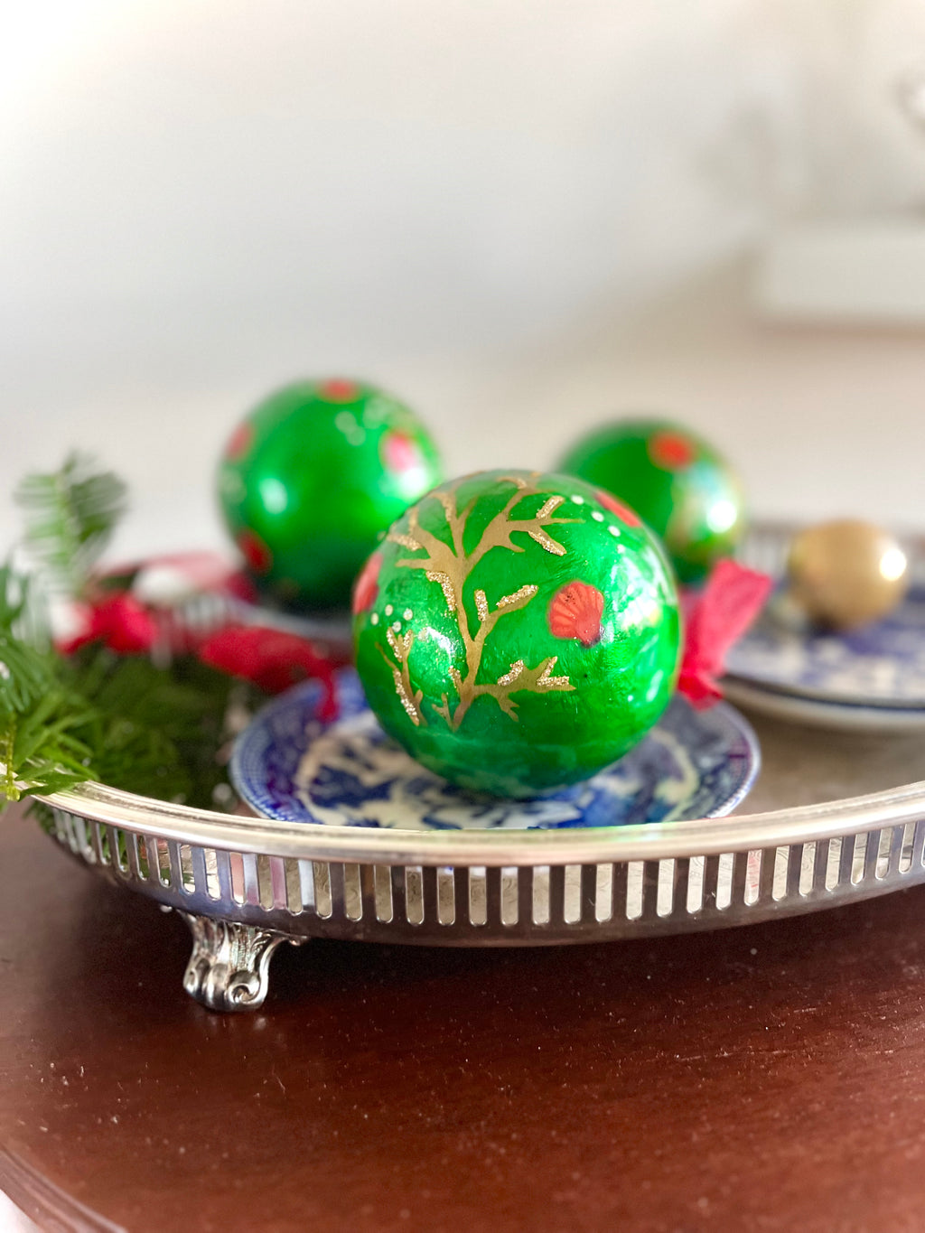 Capiz Christmas Balls