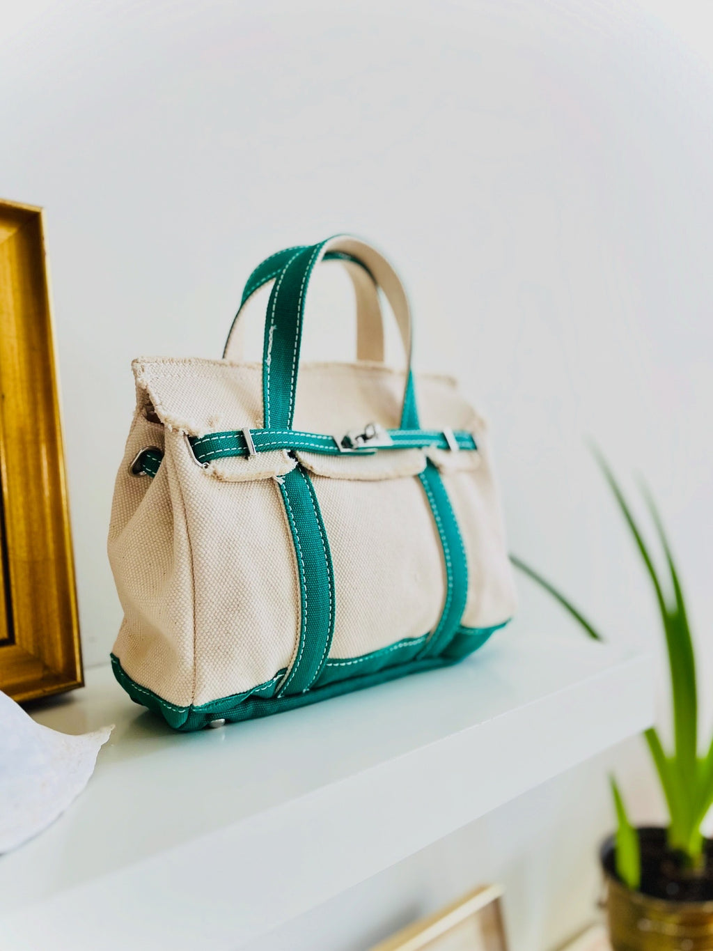 Mini boatkin bag (green)