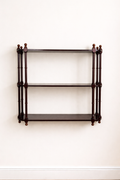 Wooden wall etagere