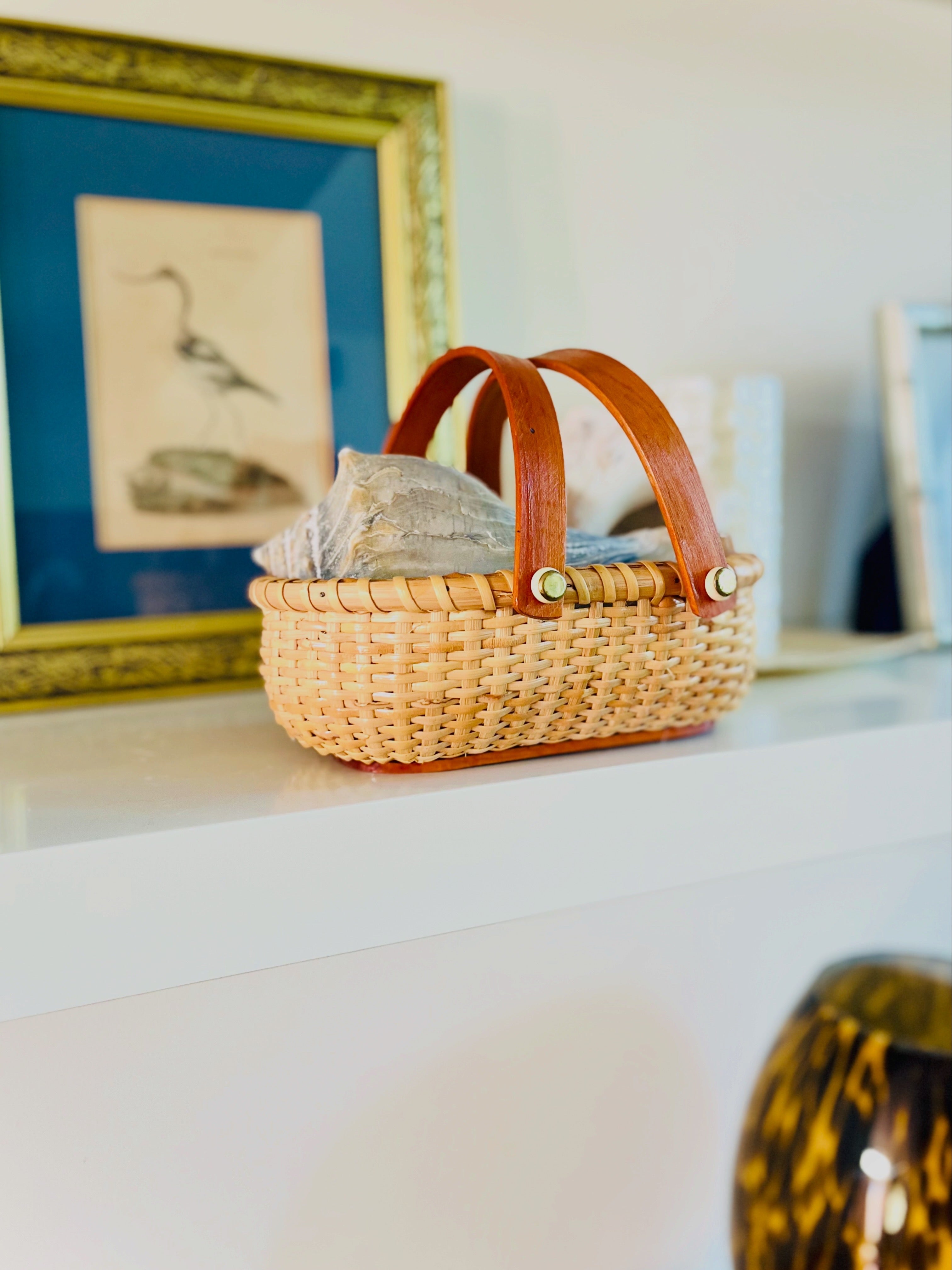 Nantucket style handled basket