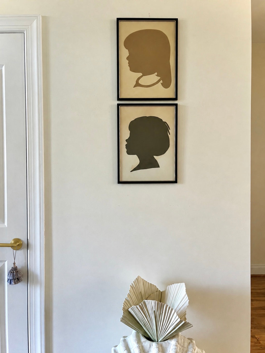 Boy & girl silhouettes