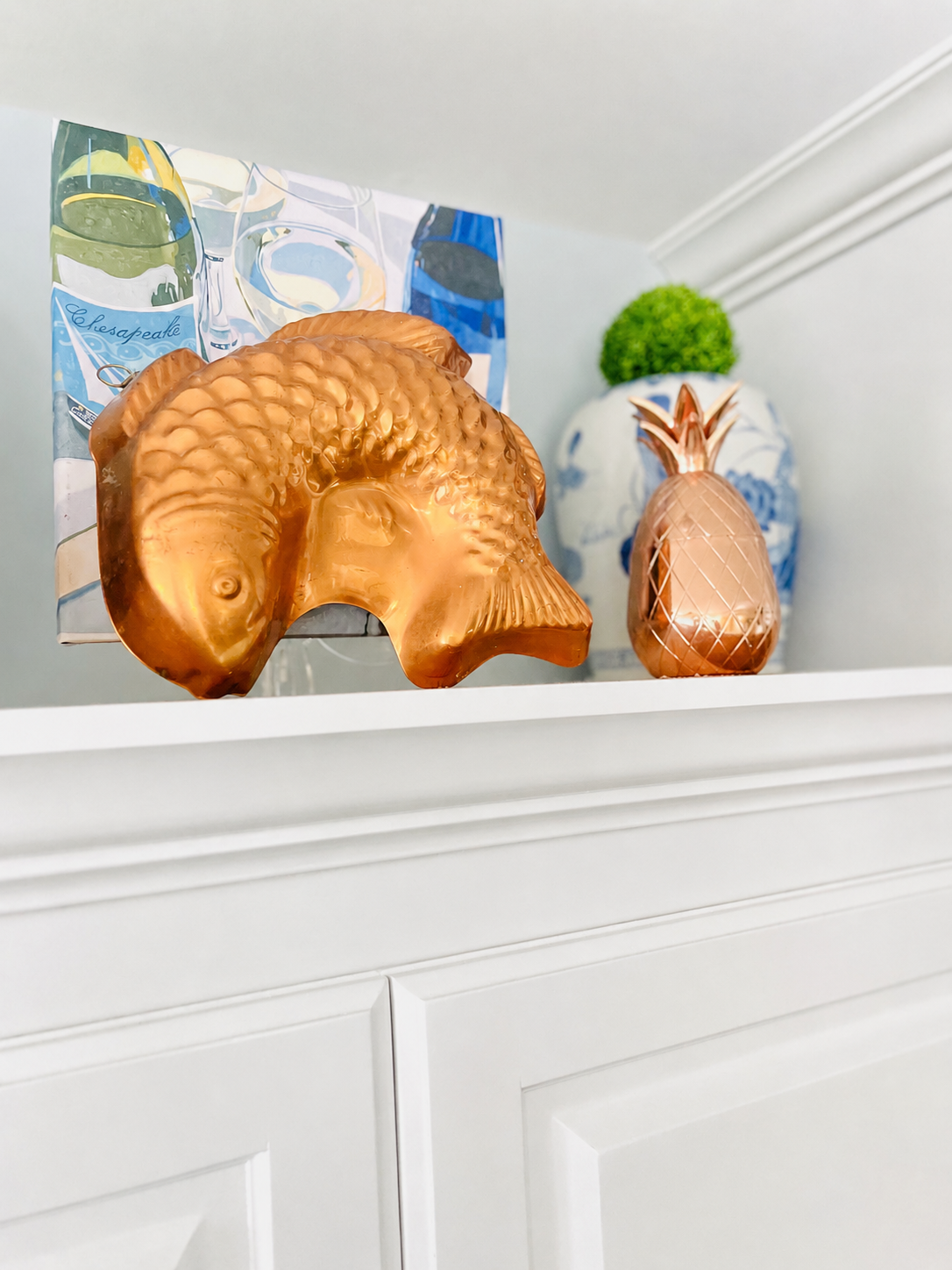 Copper fish molds