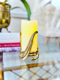 Brass candle holder