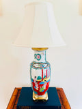 Rose medallion table lamp