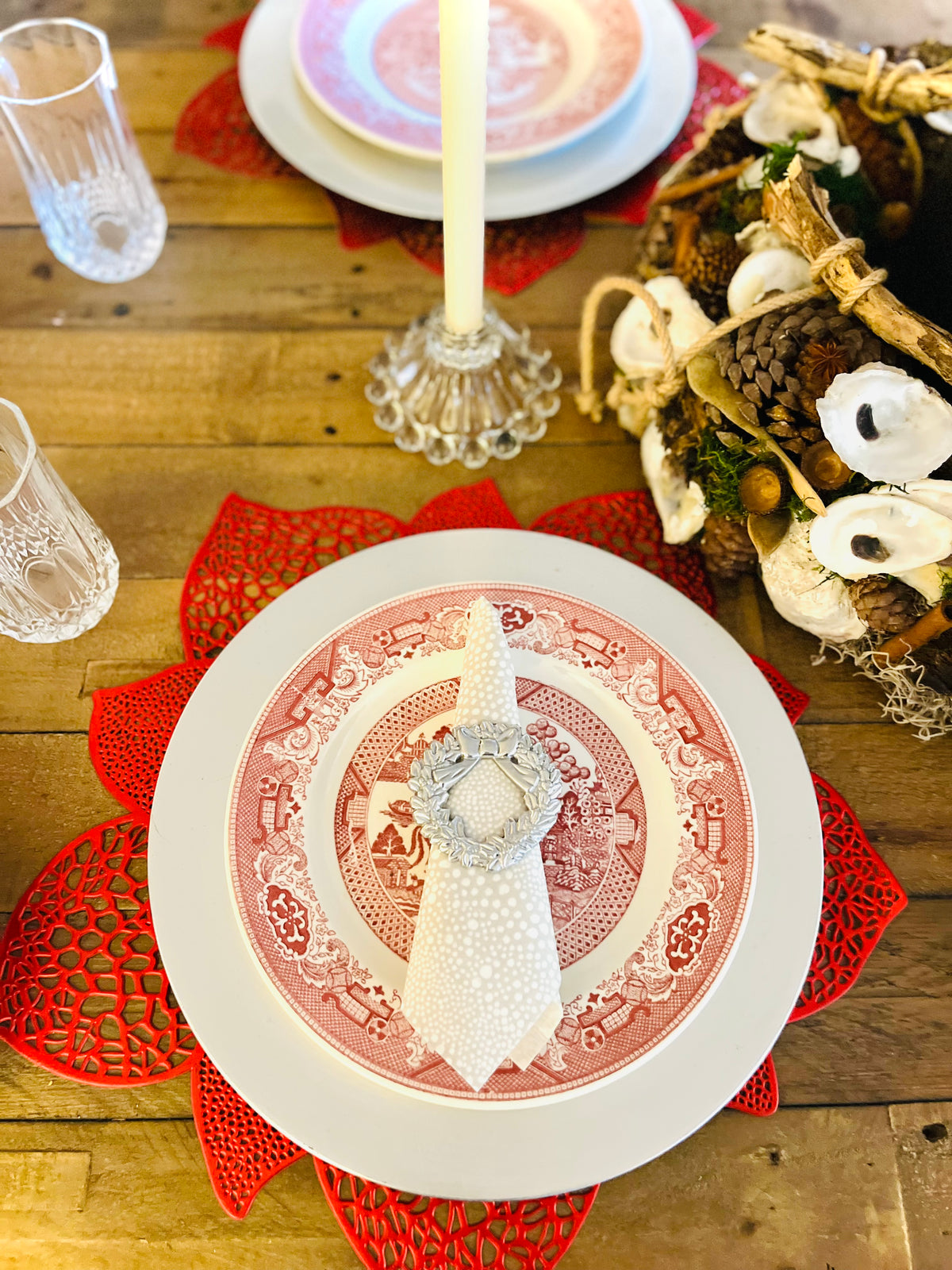 Rose Willow 9 piece set