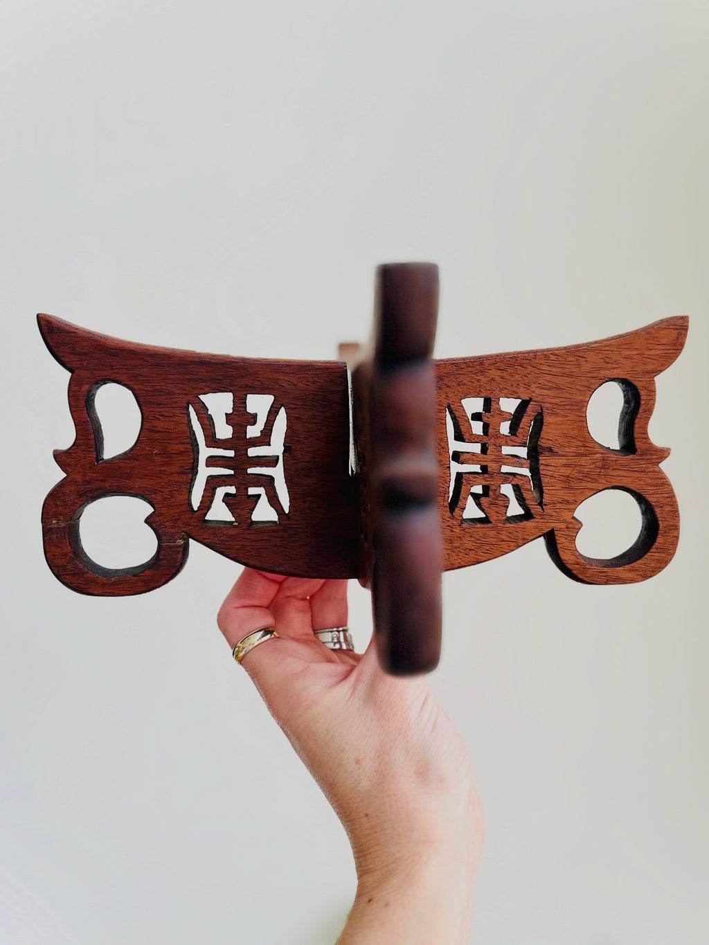 Chinoiserie wooden riser