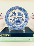 Blue Willow divided plate