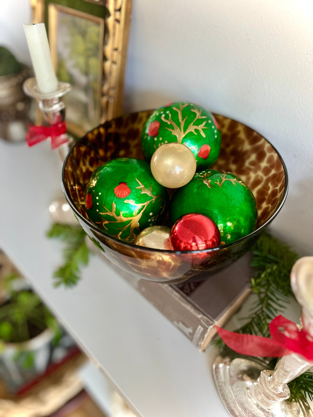 Capiz Christmas Balls