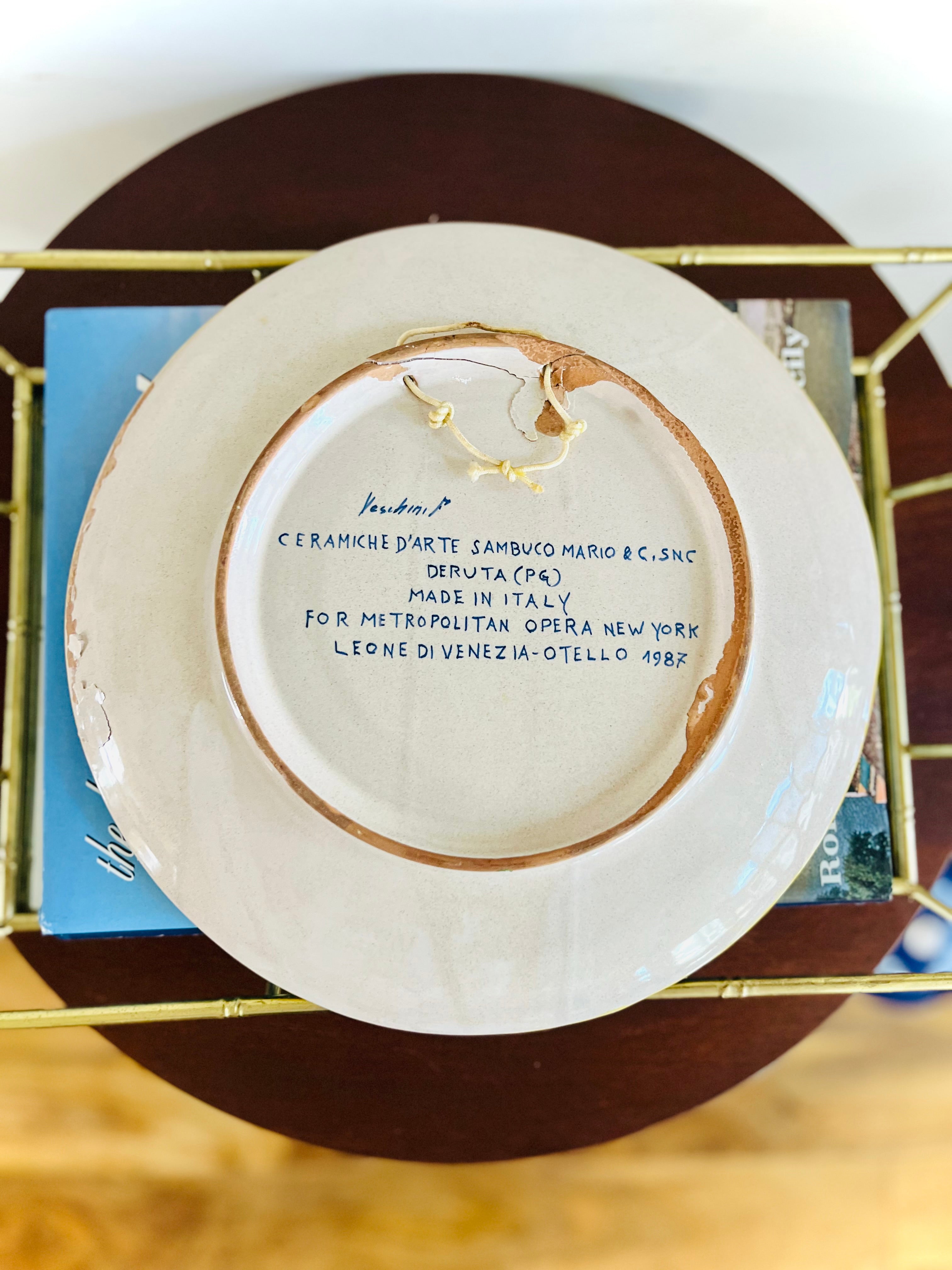 Lion in Venice plate