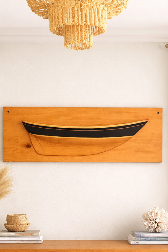 Half hull model boat