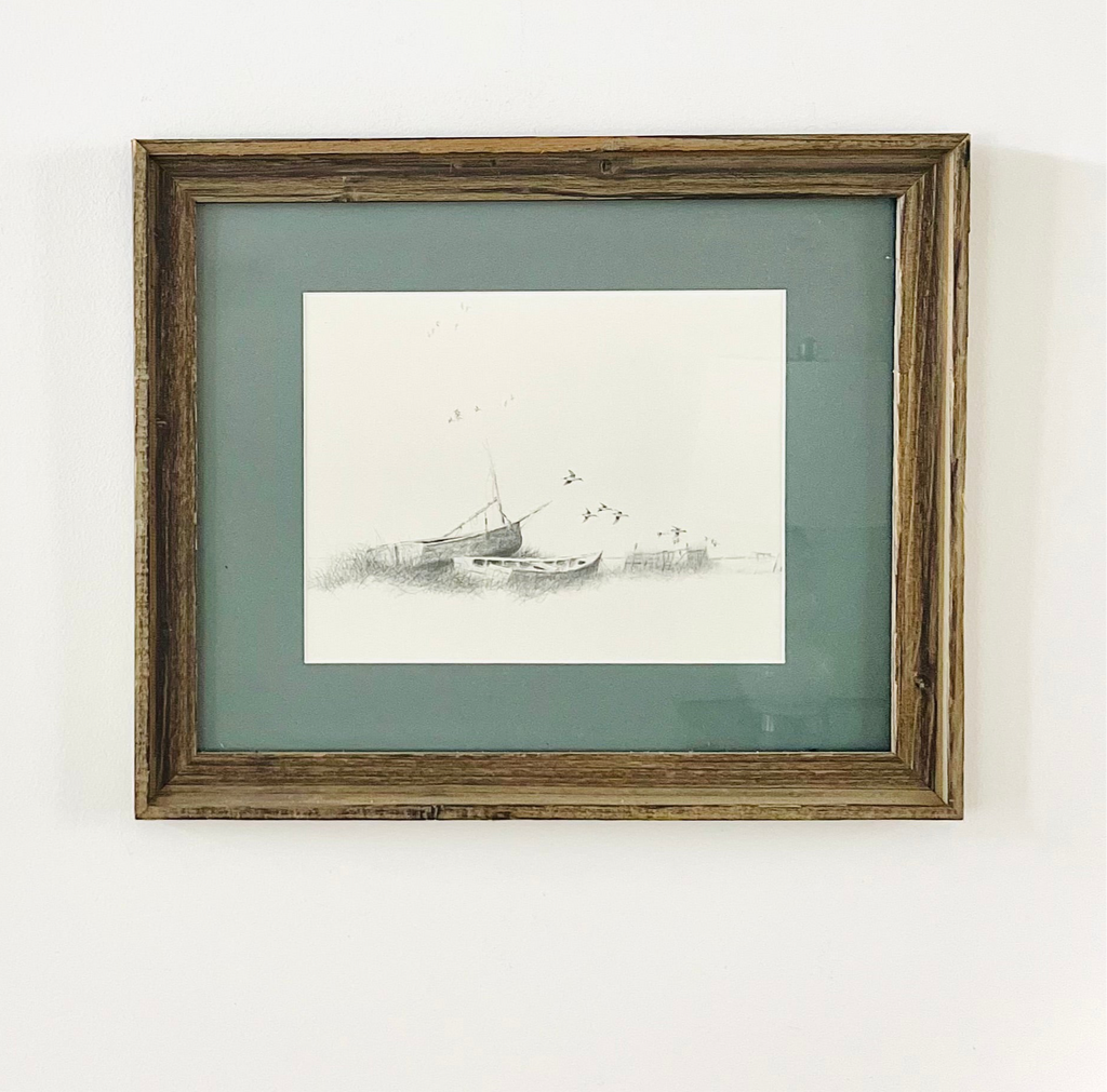 Herb Jones framed sketch
