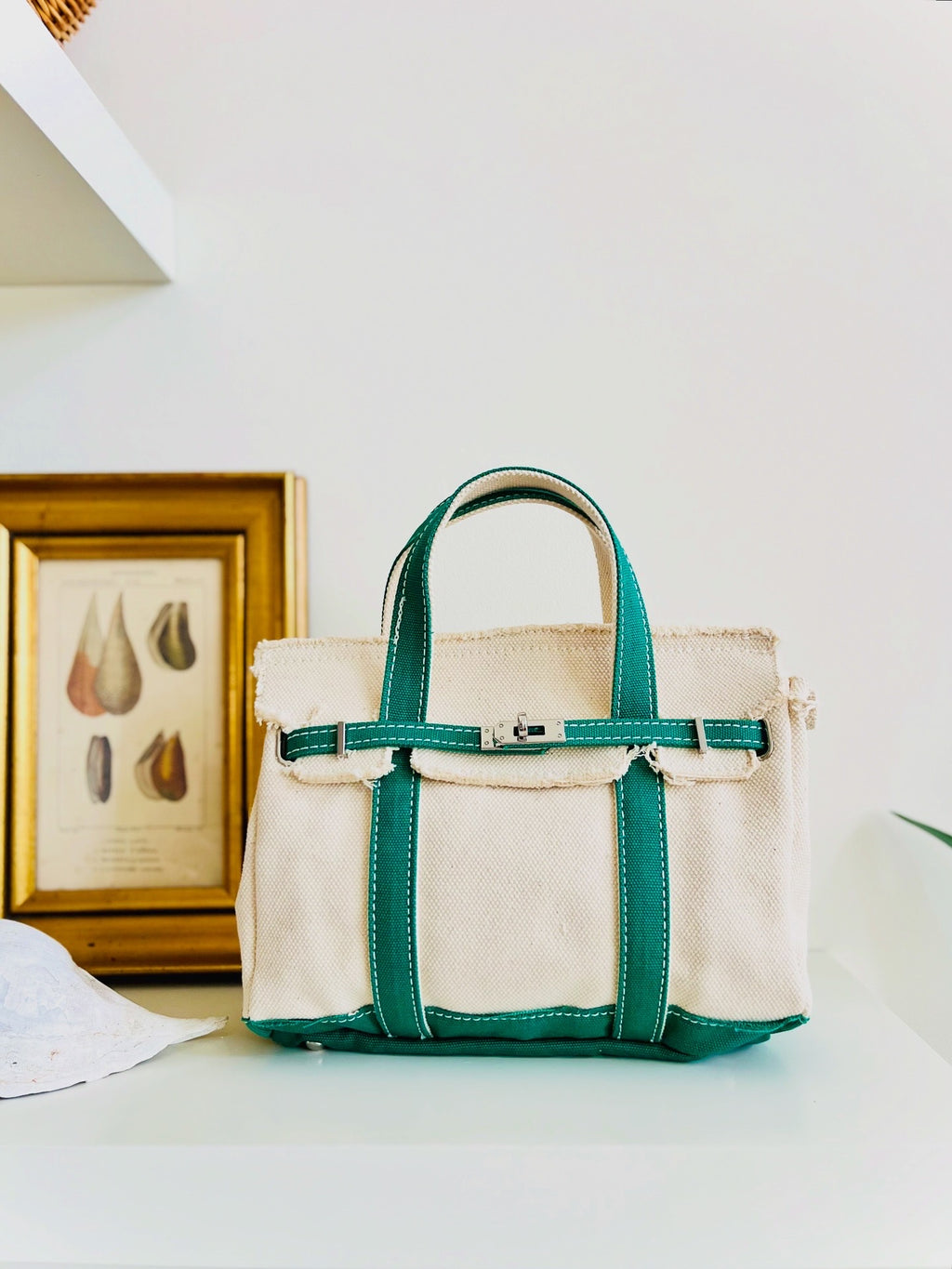 Mini boatkin bag (green)
