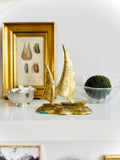 Brass sailboats