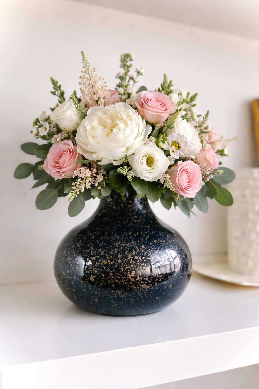 Spanish glass blown vase