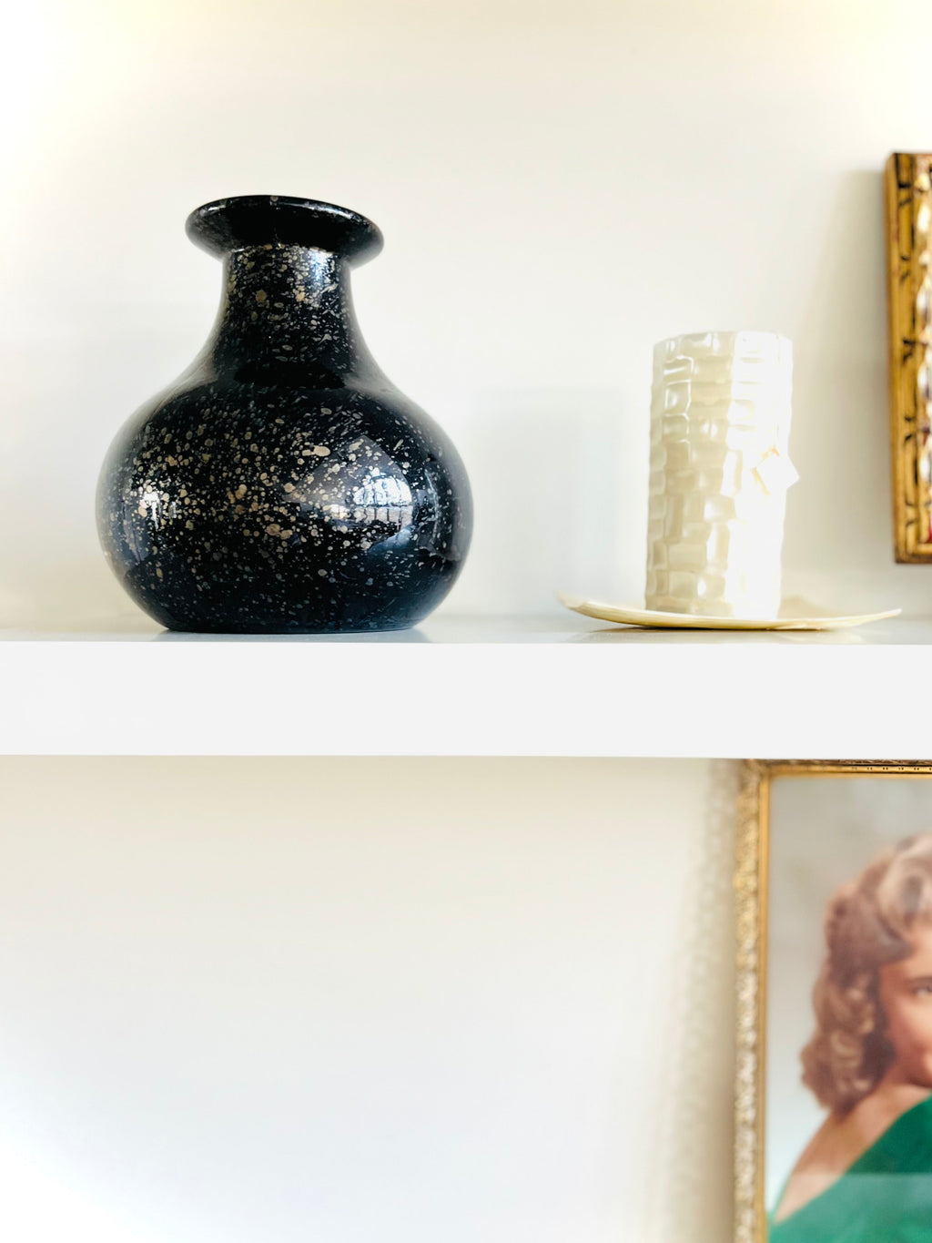 Spanish glass blown vase