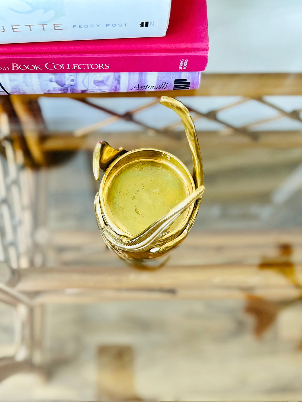 Brass candle holder