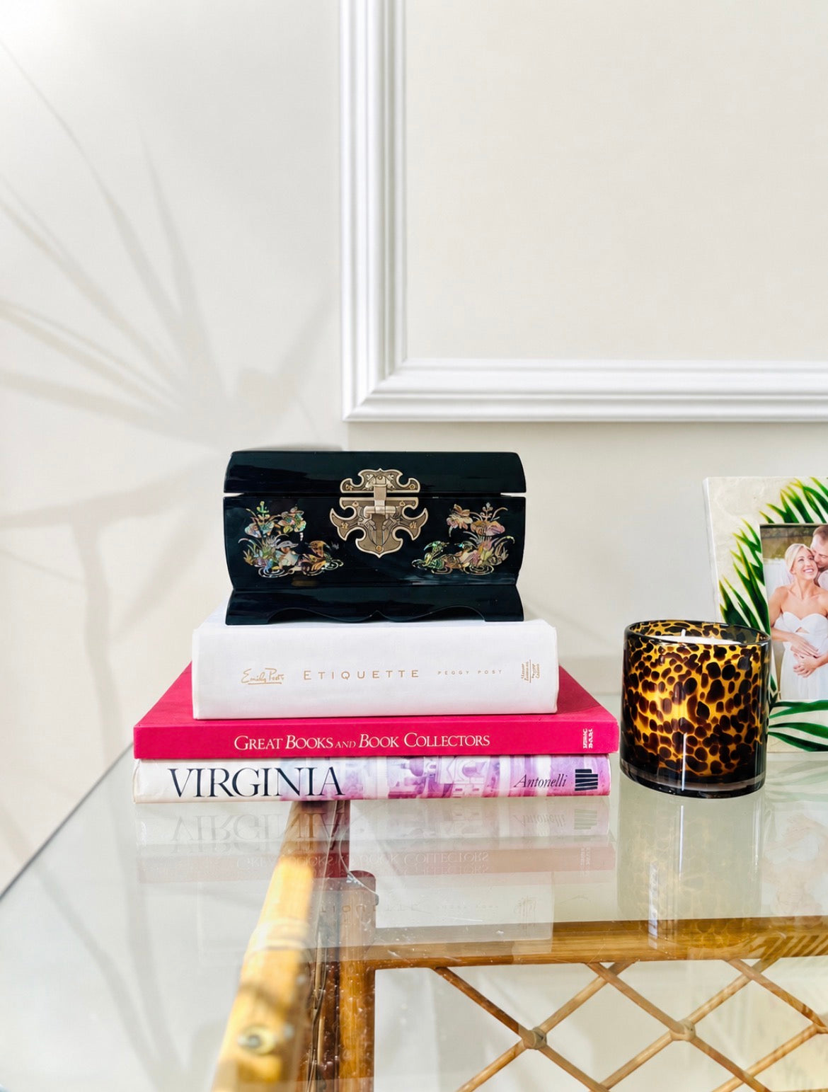 Chinoiserie musical jewelry box