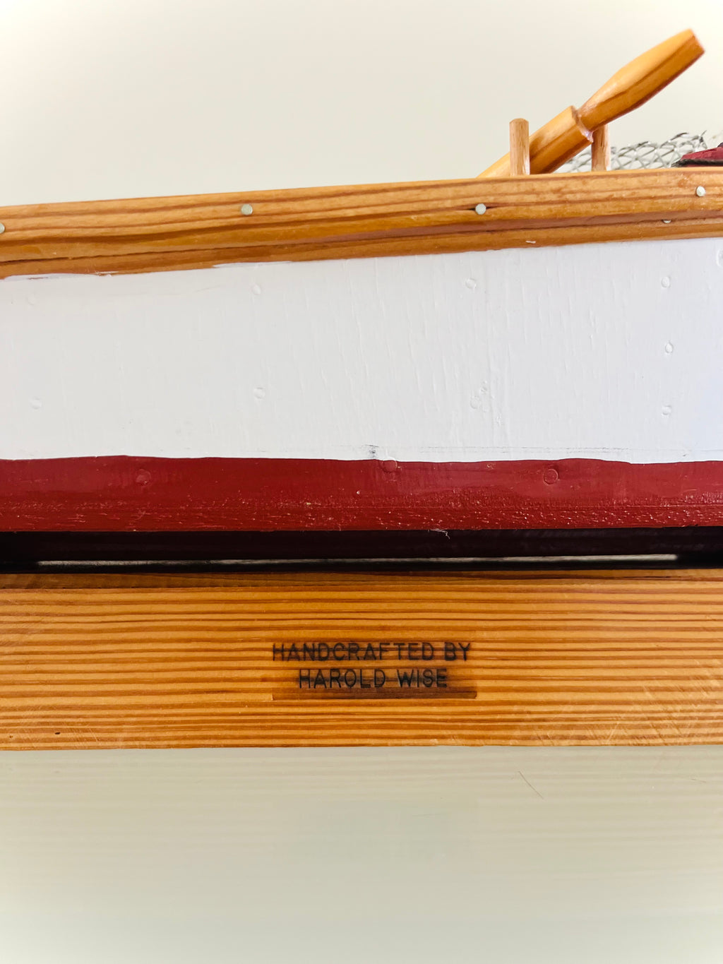 Mid-century wooden work boat