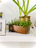 Copper antique jardiniere