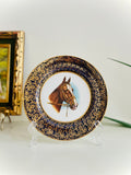 Horse portrait plate 8 1/4”
