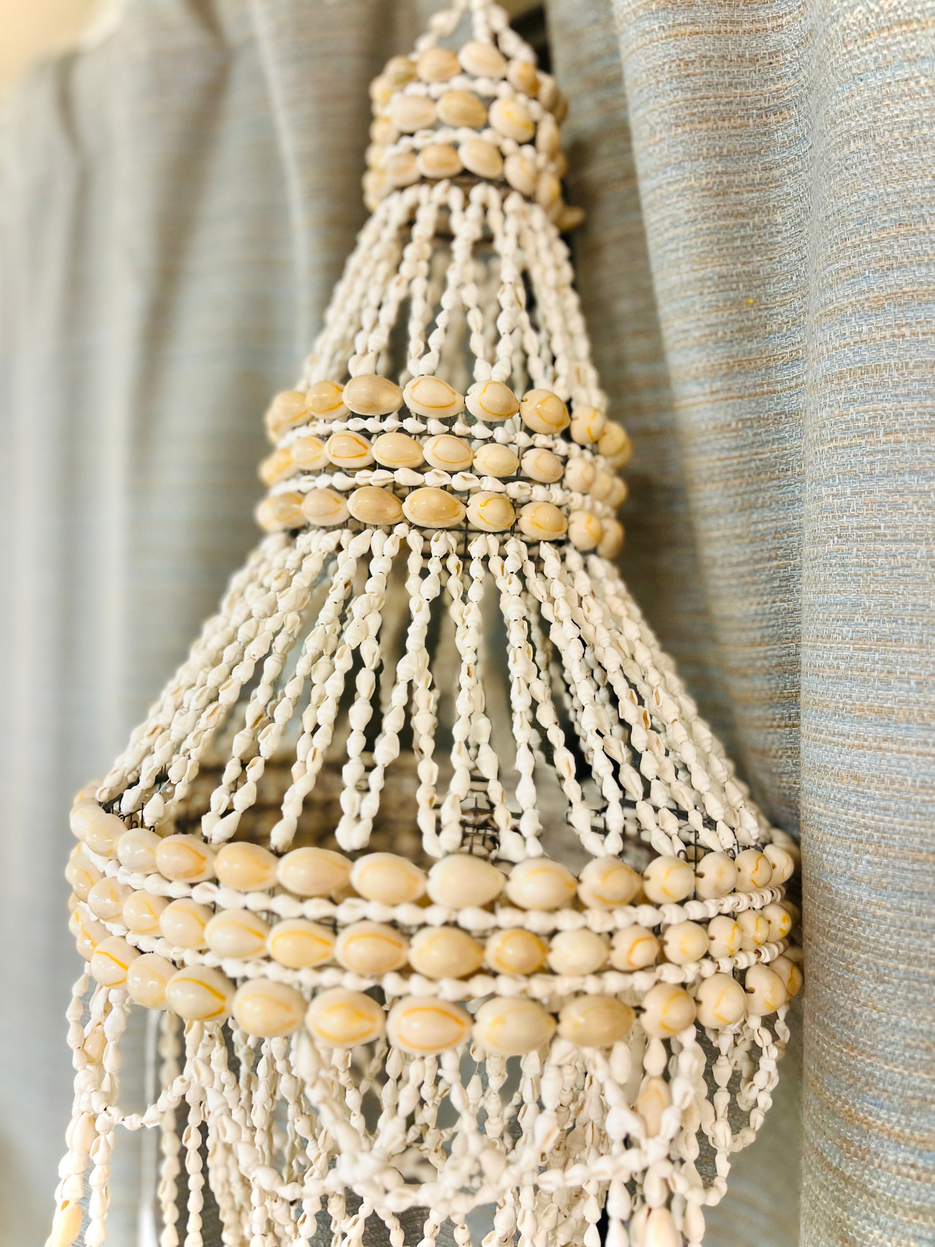 Macrame seashell plant hanger
