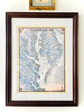 Chesapeake Bay framed water color print