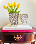Leopard catchpot planters