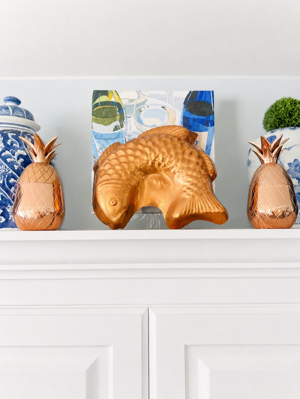 Copper fish molds
