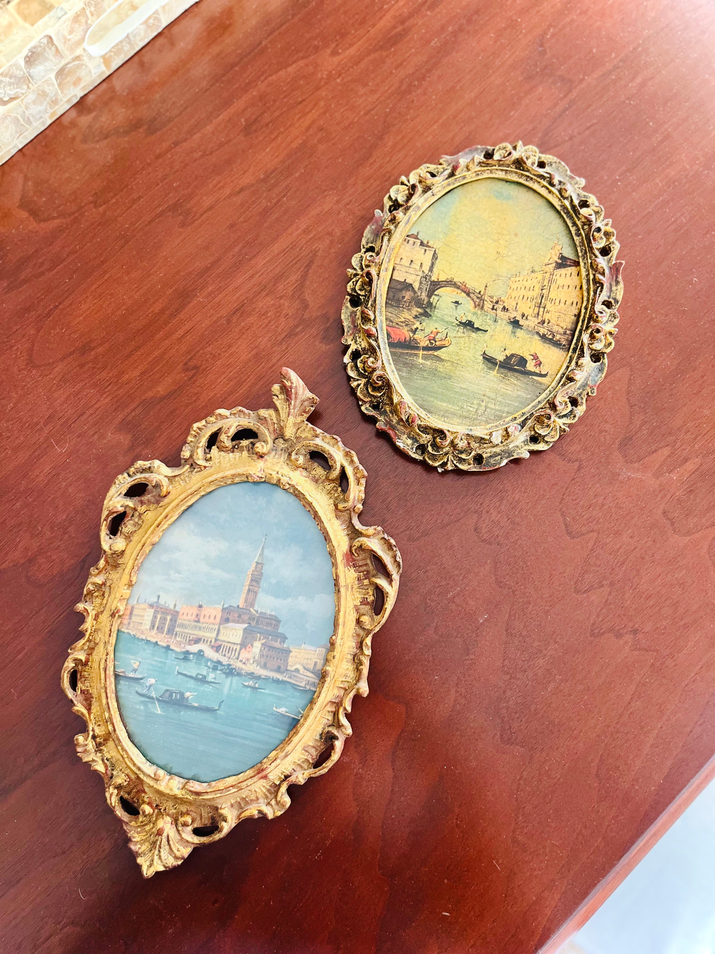 Vintage Venice, Italy framed (2)