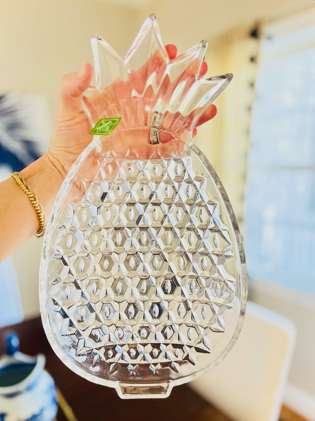 Crystal pineapple bowl