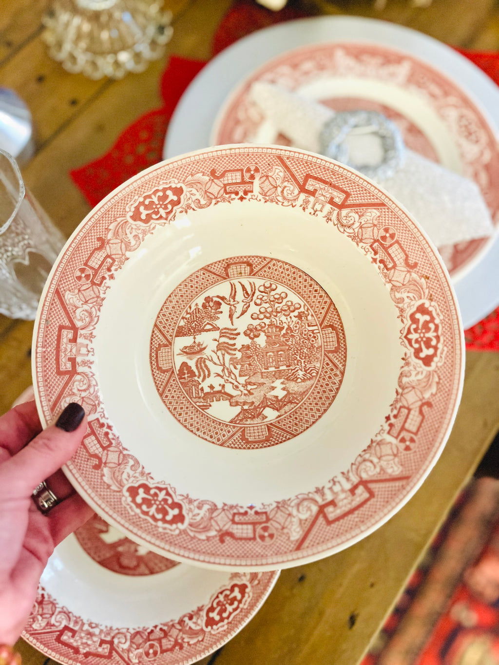 Rose Willow 9 piece set