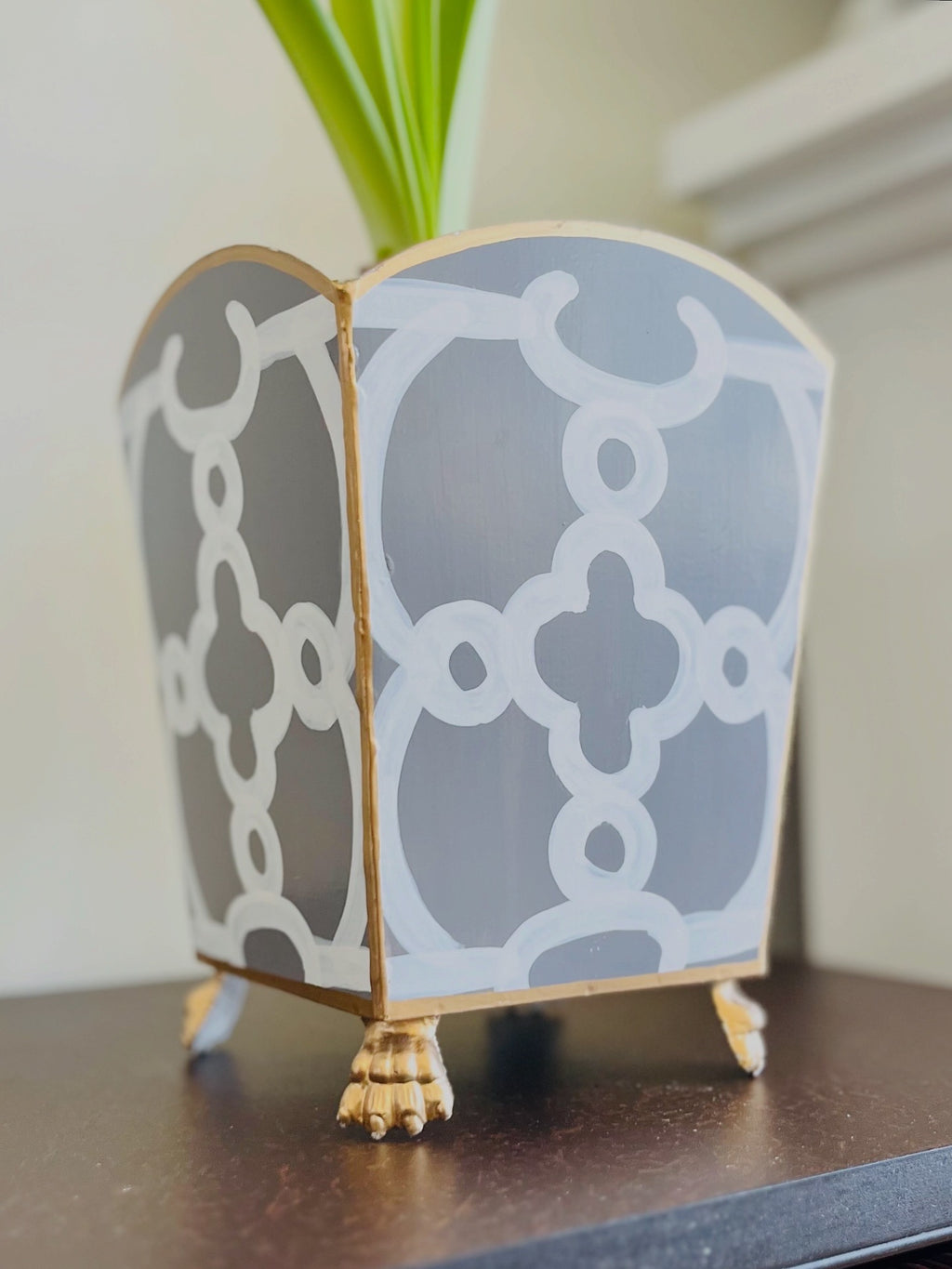 Dana Gibson handpainted cachepot