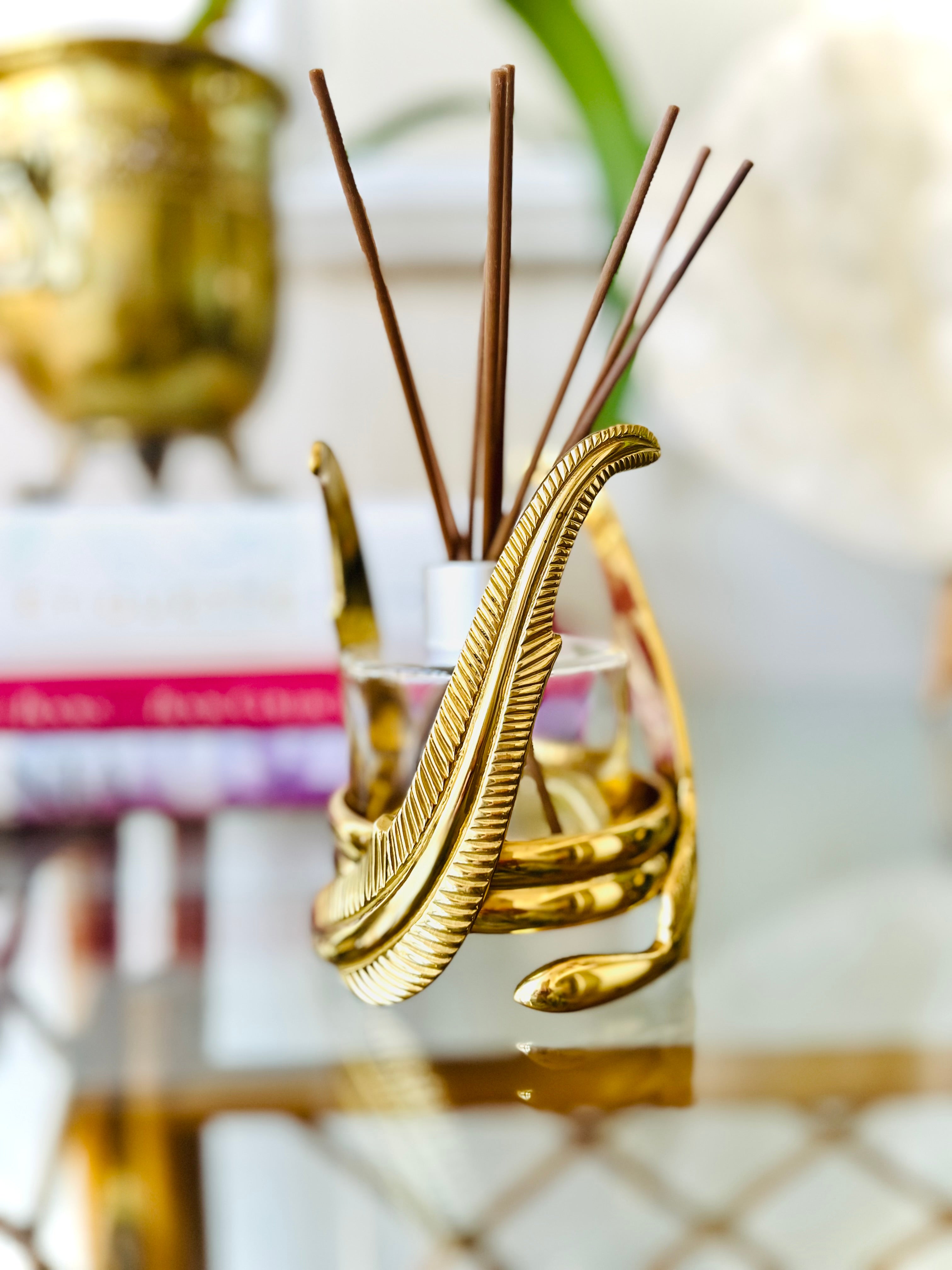 Brass candle holder