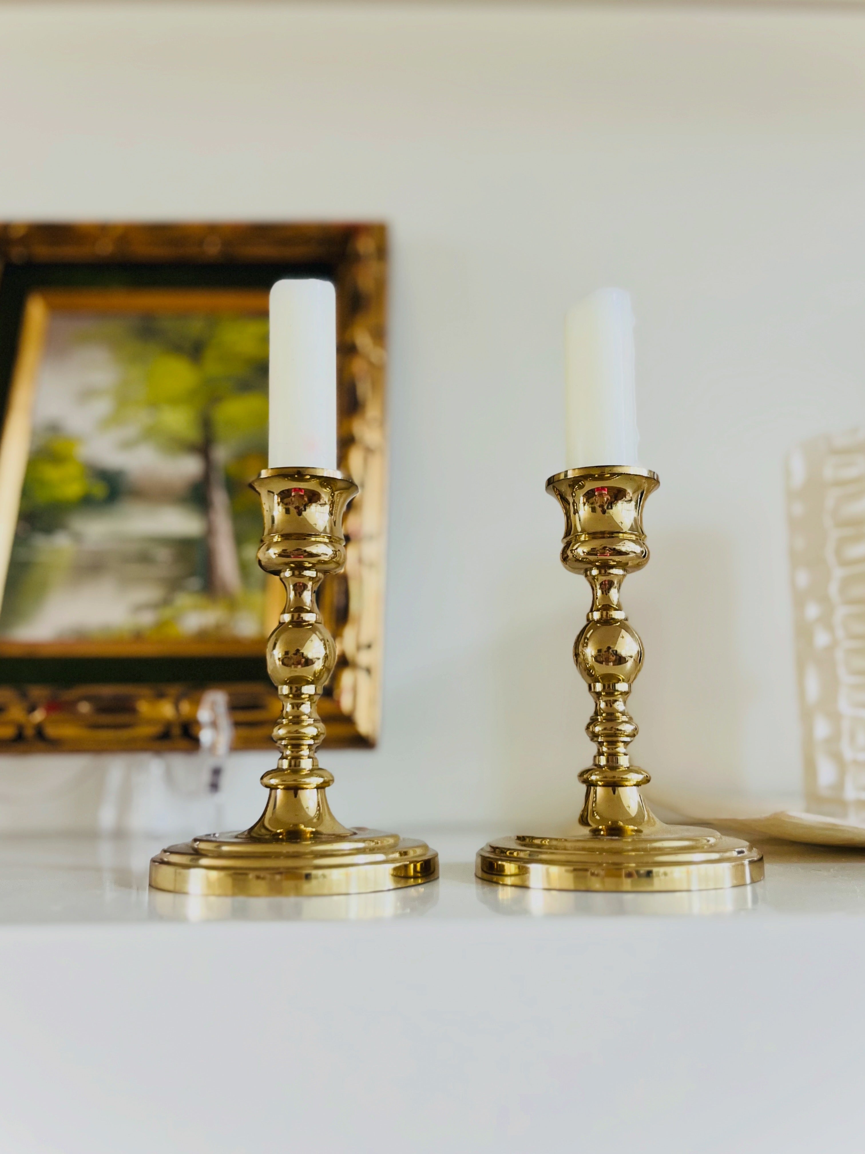Baldwin Brass candlesticks