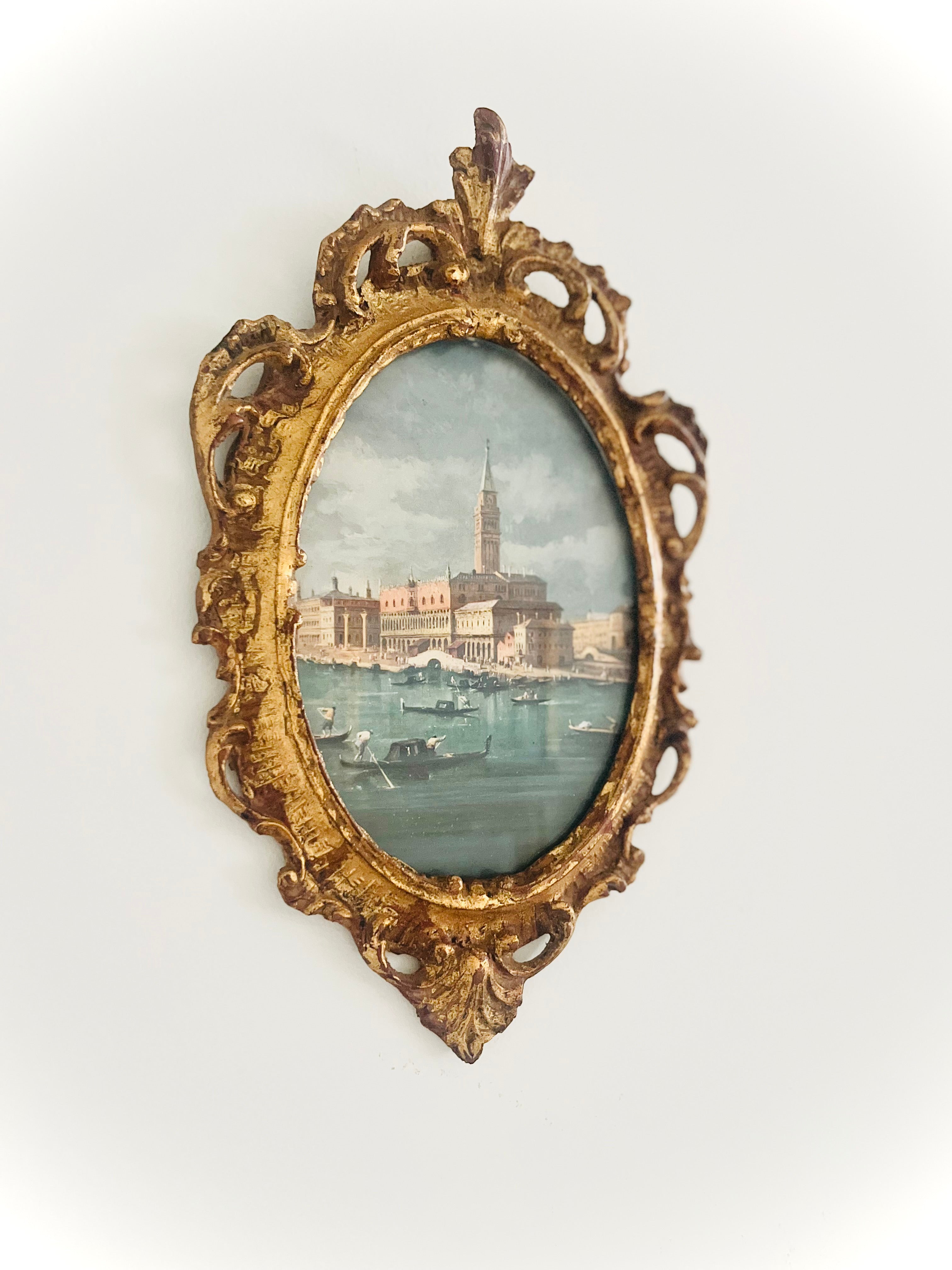 Vintage Venice, Italy framed (2)