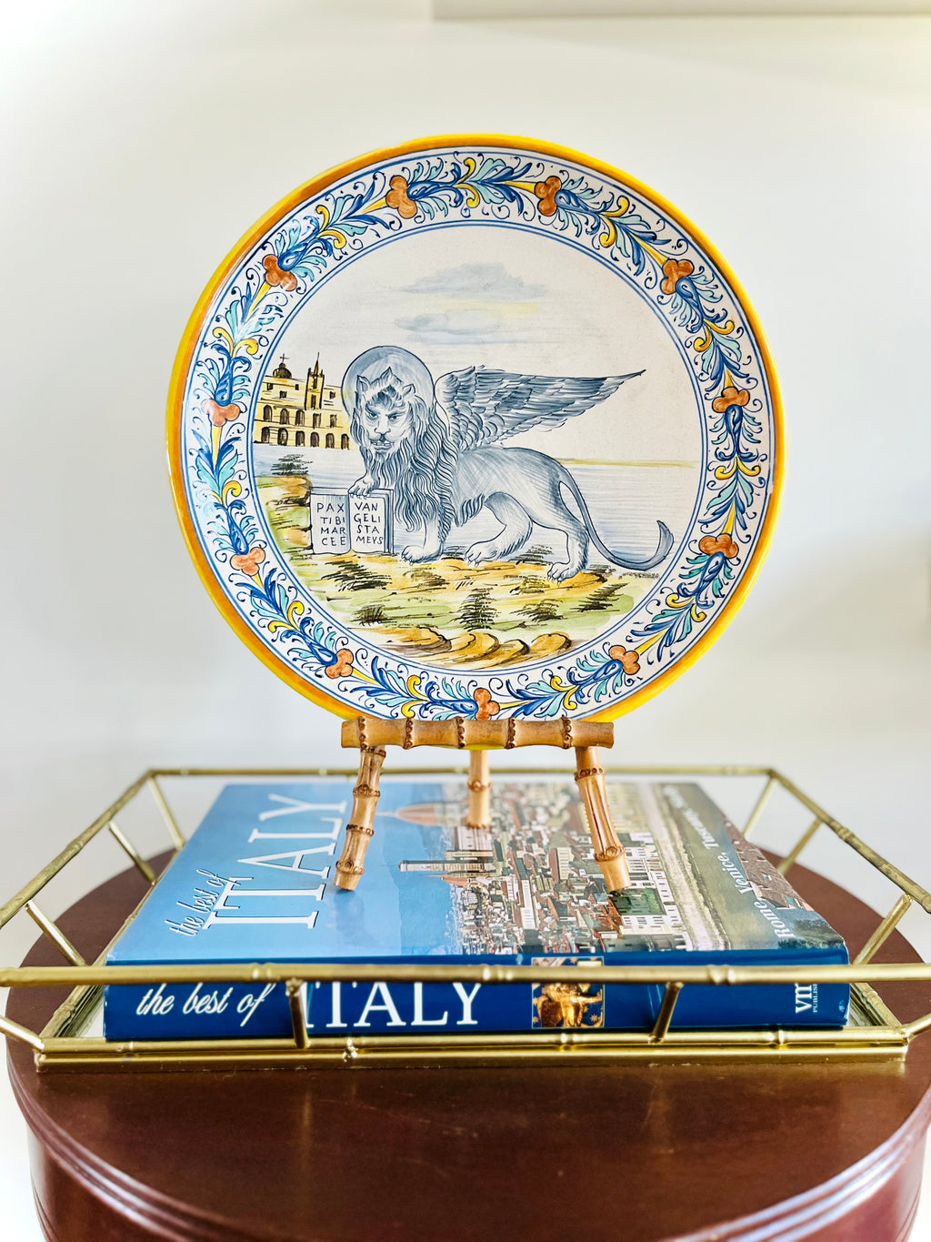 Lion in Venice plate