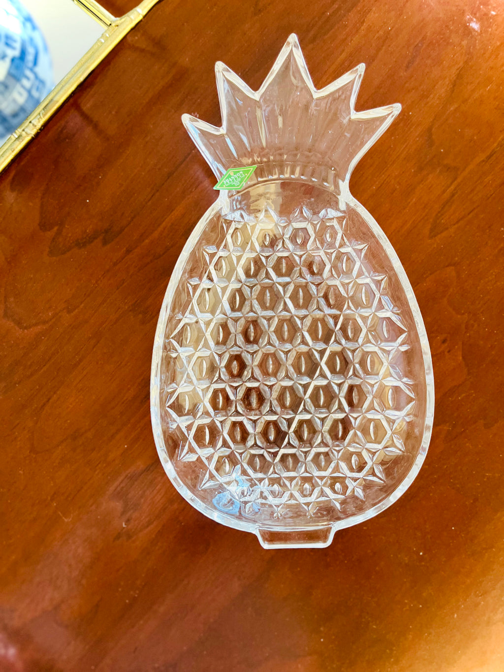Crystal pineapple bowl