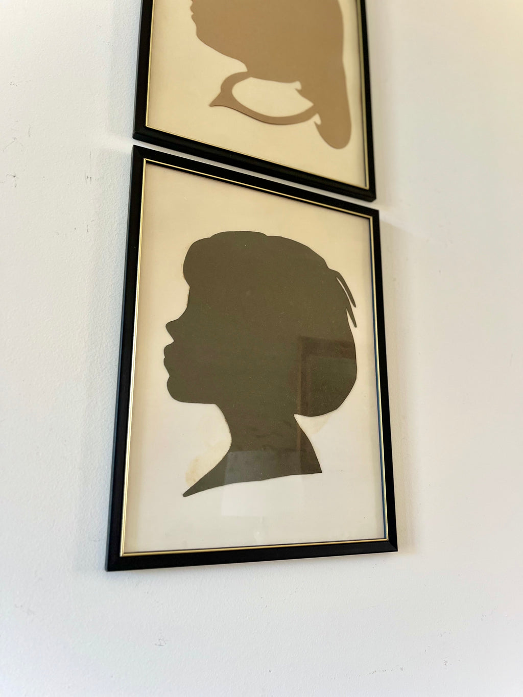 Boy & girl silhouettes