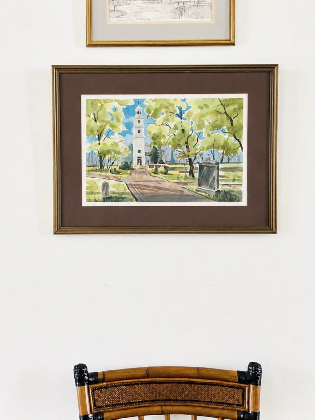Historic St. John’s Church watercolor