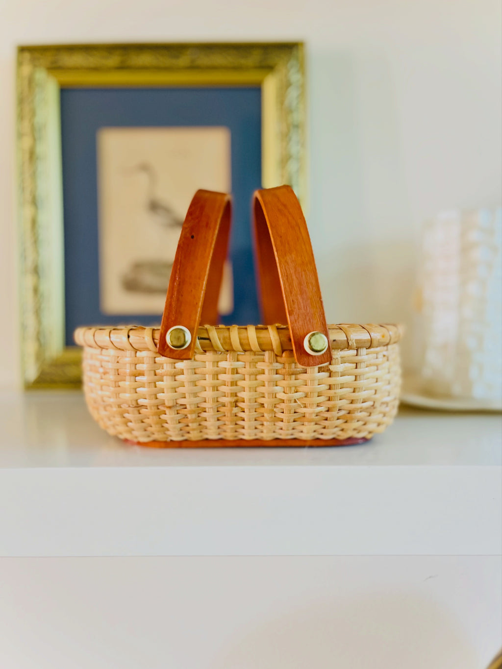 Nantucket style handled basket