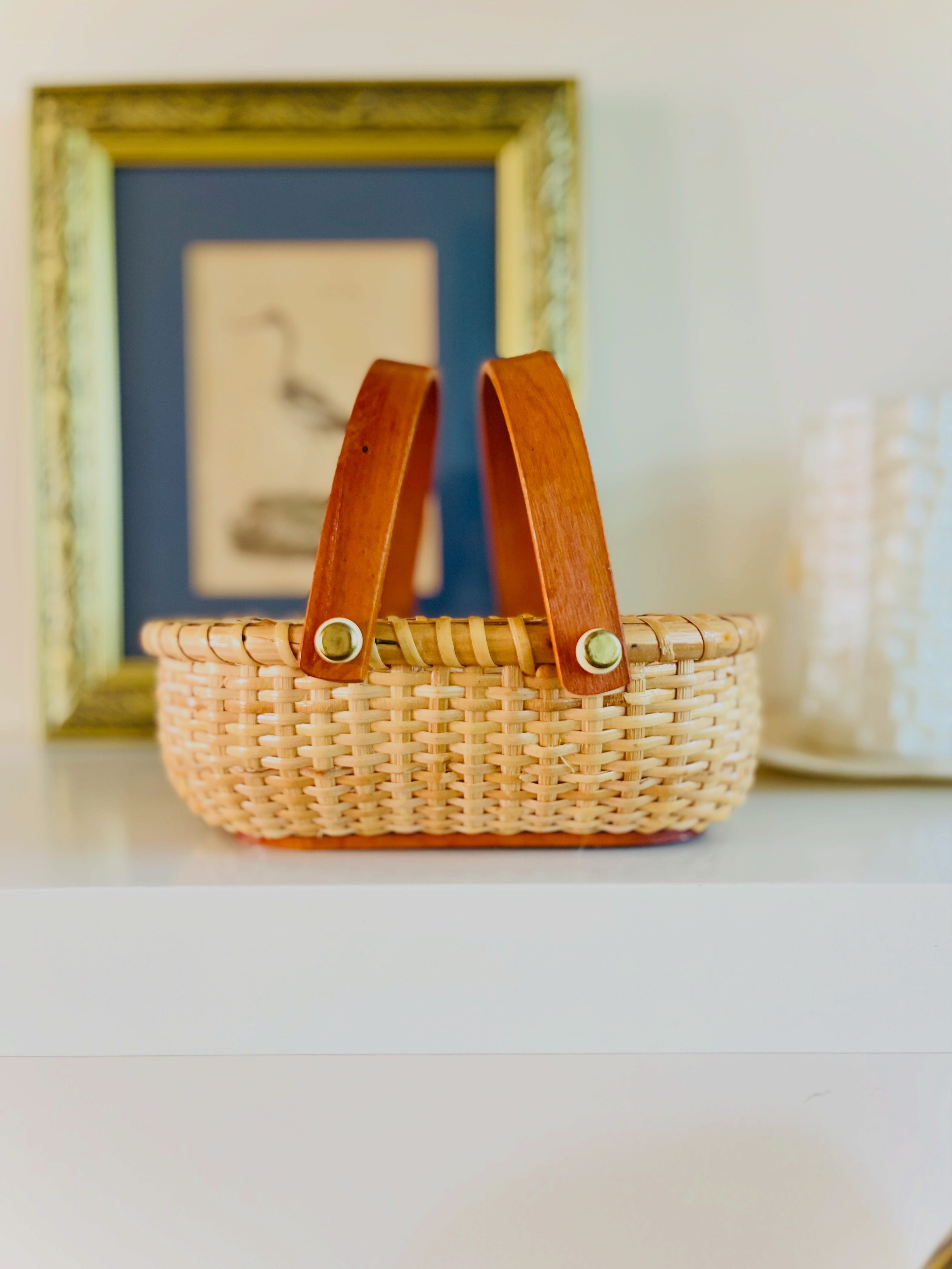 Nantucket style handled basket