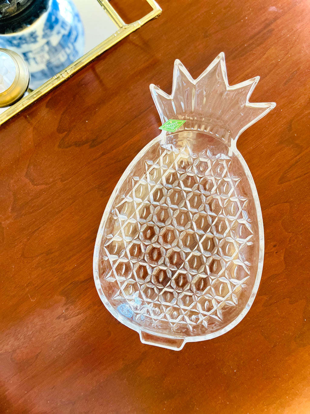 Crystal pineapple bowl